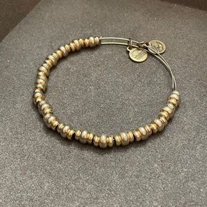 Alex and Ani Gold Beaded Bangle Bracelet